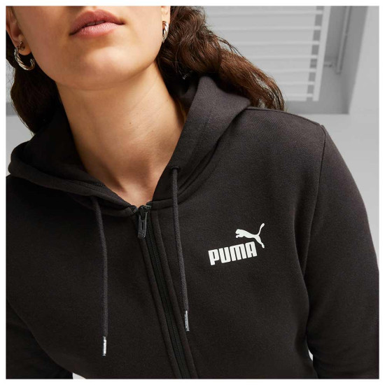 Puma Γυναικεία ζακέτα Essential Tape Fleece Full-Zip Hoodie Puma Γυναικεία ζακέτα Essential Tape Fleece Full-Zip Hoodie